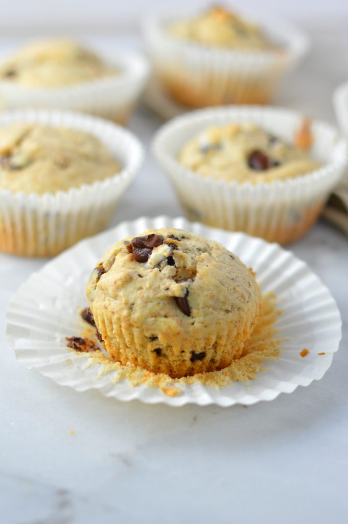 Easy Chocolate Chip Oreo Muffins. This is such a quick and easy recipe that is perfect for a snack or a less sweet dessert idea.