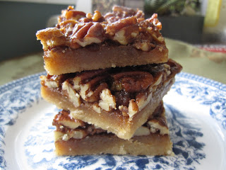 These are the best ever Pecan Squares. Made without corn syrup and with whole wheat, these are healthier than your average pecan squares.