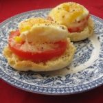 Mozzarella Egg and Tomato English Muffin