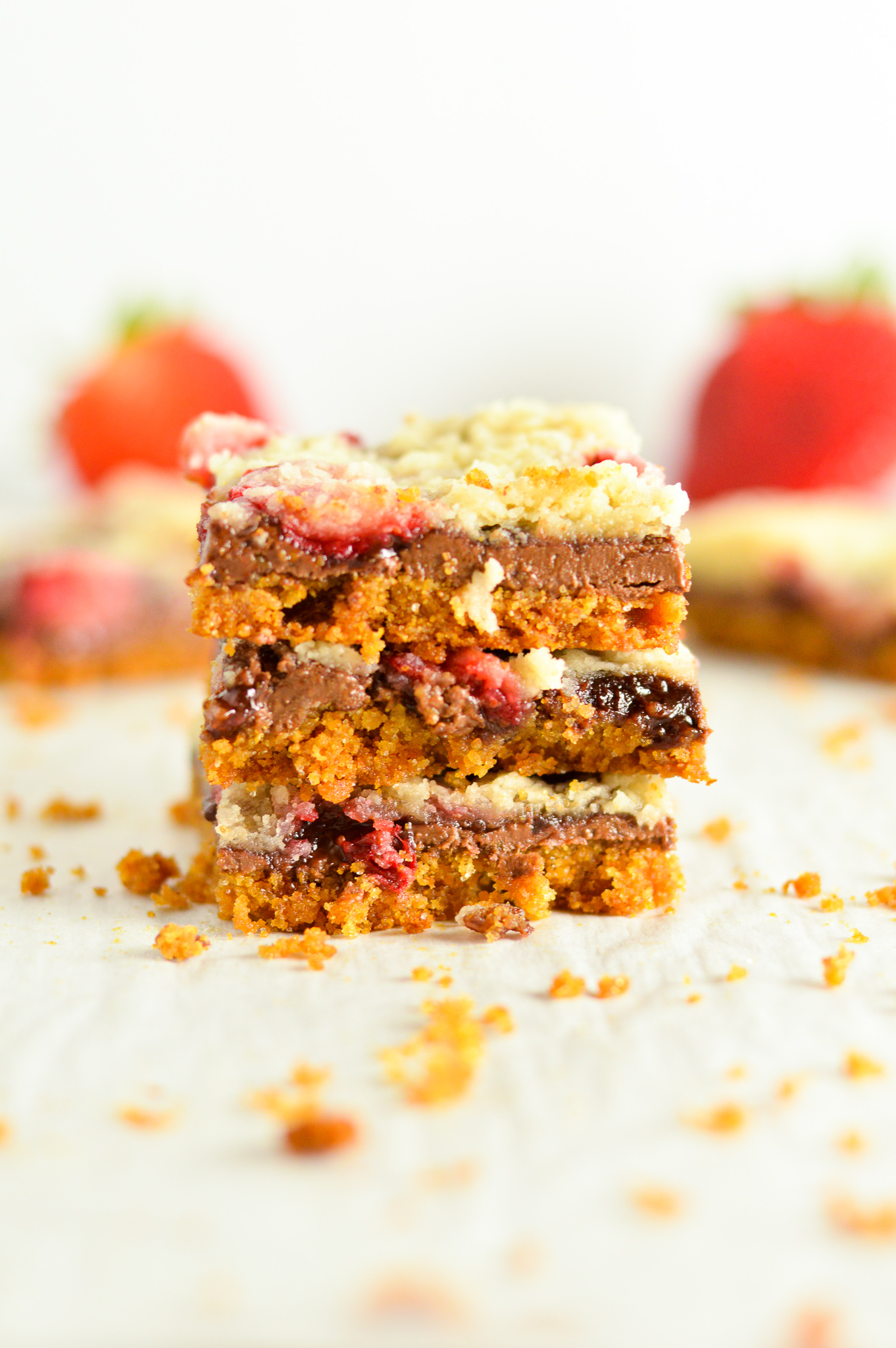 Strawberry Nutella Bars