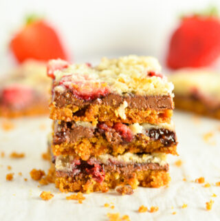 Strawberry Nutella Bars