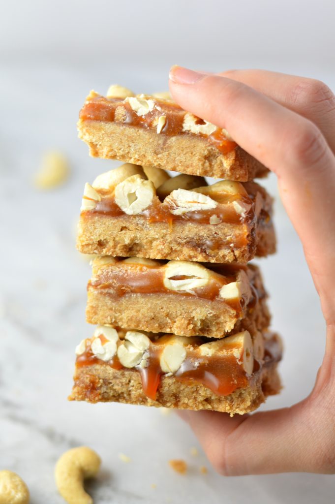 These Butterscotch Cashew Squares recipe are super easy to make, it makes a great dessert idea. Made with whole wheat flour.