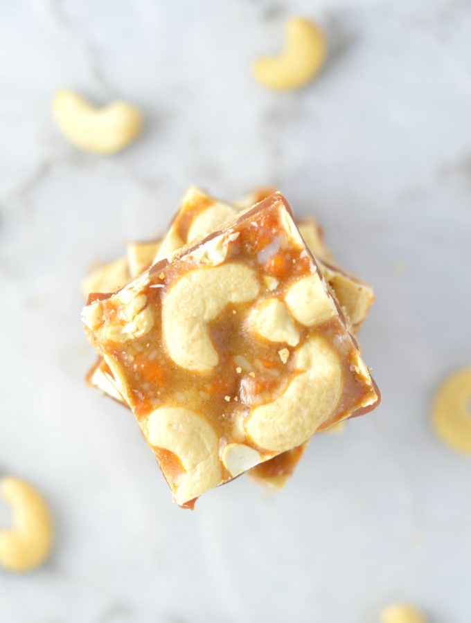 These Butterscotch Cashew Squares recipe are super easy to make, it makes a great dessert idea. Made with whole wheat flour.