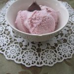 Vegan Coconut Raspberry Ice Cream