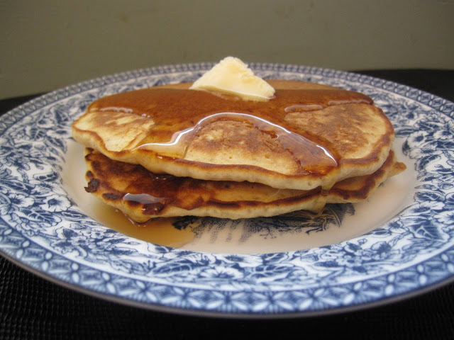 Perfectly fluffy pancakes made with quinoa and whole wheat flour. Healthy and packed with protein.