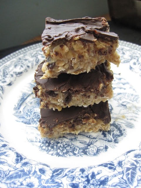 Coconut Chocolate Protein Squares