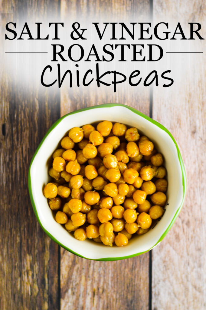 Salt and Vinegar Roasted Chickpeas