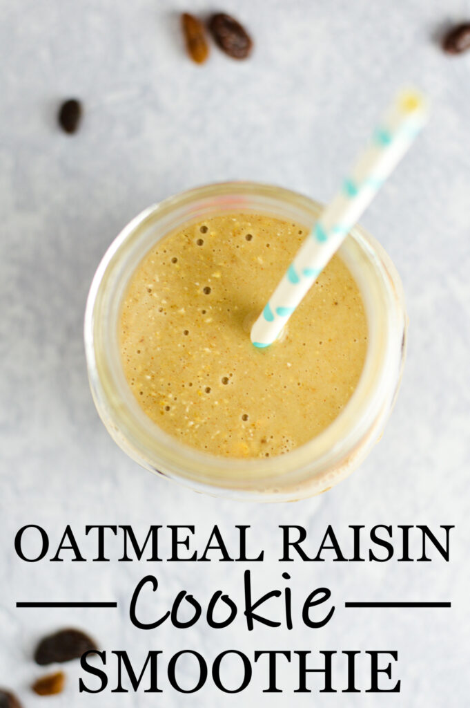 Oatmeal Raisin Cookie Smoothie