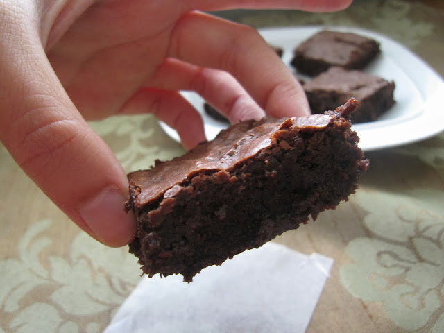 These brownies are super rich and fudgy. No one will know you sneaked prunes it it!