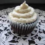 Nutella Filled Chocolate Cupcakes with Coconut Cream Cheese Frosting