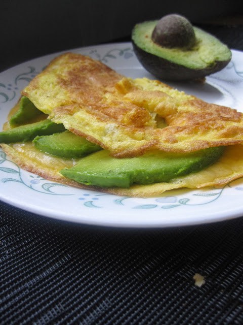 Avocado and Havarti Omelette