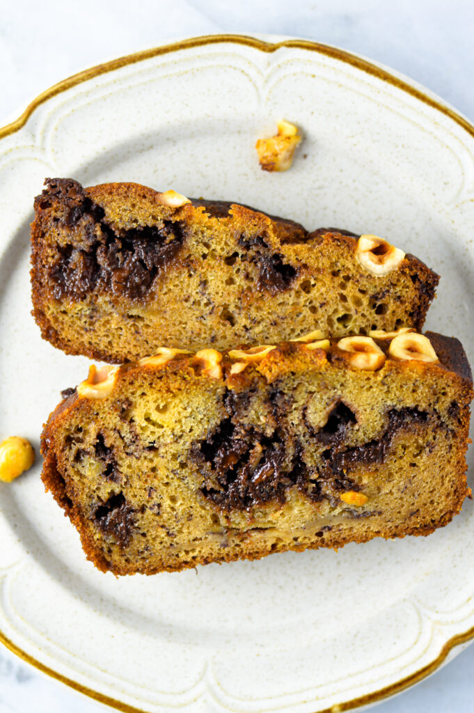 Chocolate Hazelnut Banana Bread