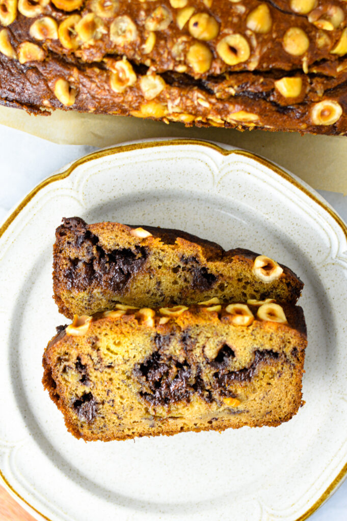 Chocolate Hazelnut Banana Bread