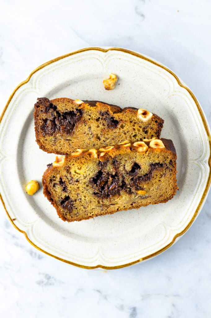 Chocolate Hazelnut Banana Bread