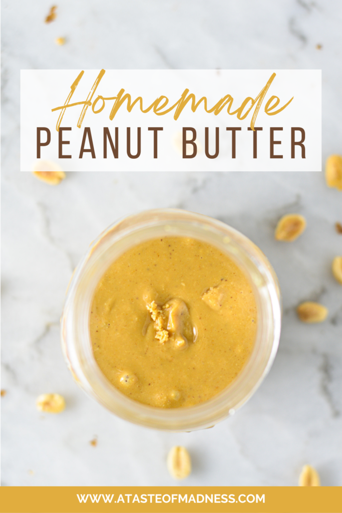 Homemade Peanut Butter