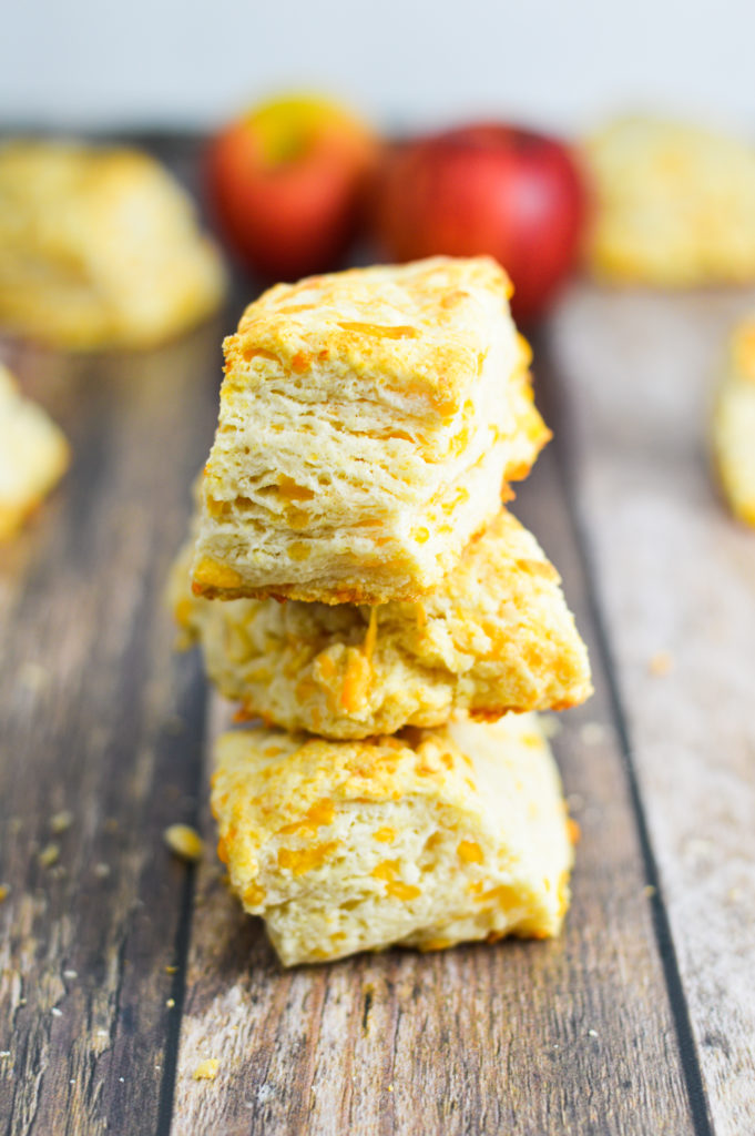 Apple Cheddar Cheese Biscuits