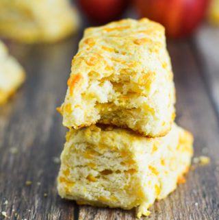 Apple Cheddar Cheese Biscuits