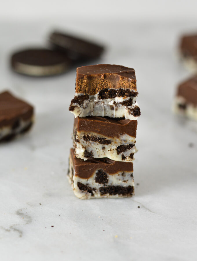 Double Decker Oreo Fudge