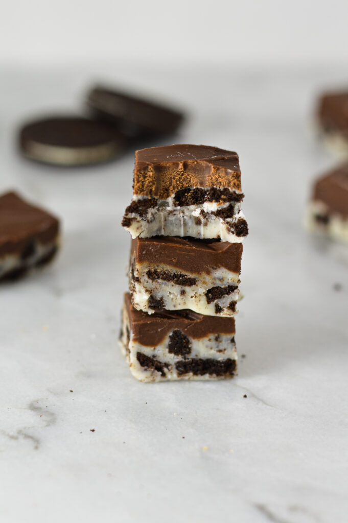 Double Decker Oreo Fudge