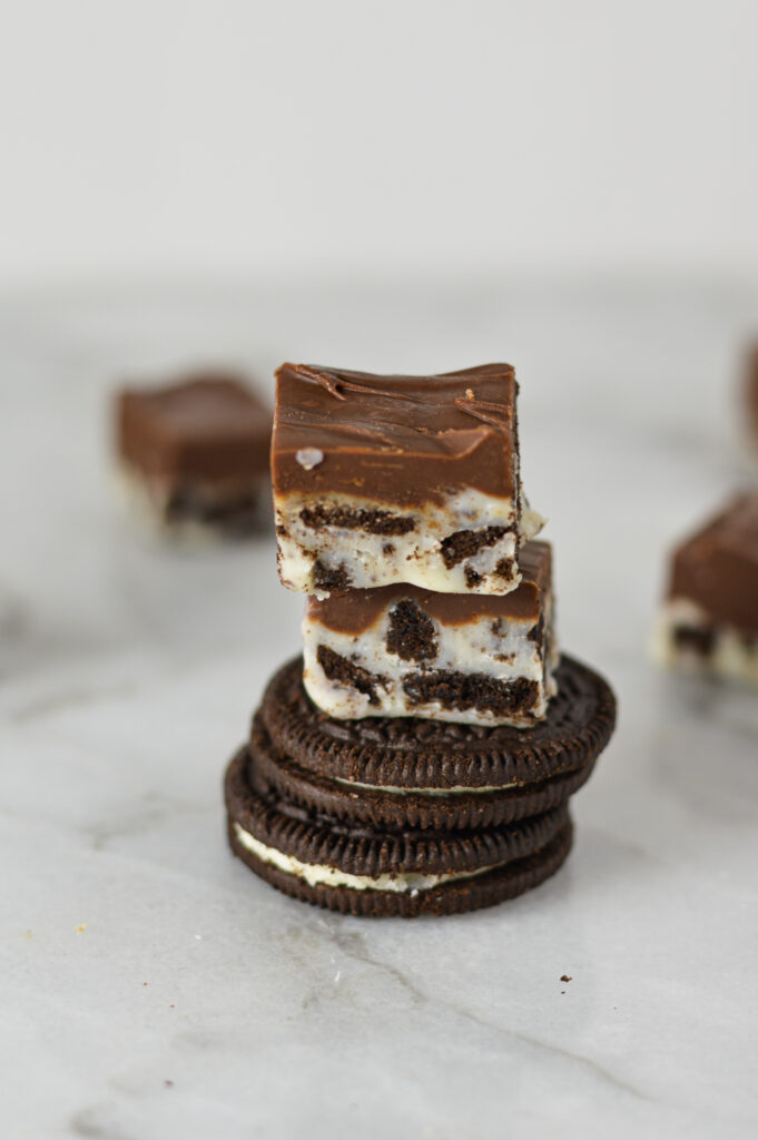 Double Decker Oreo Fudge