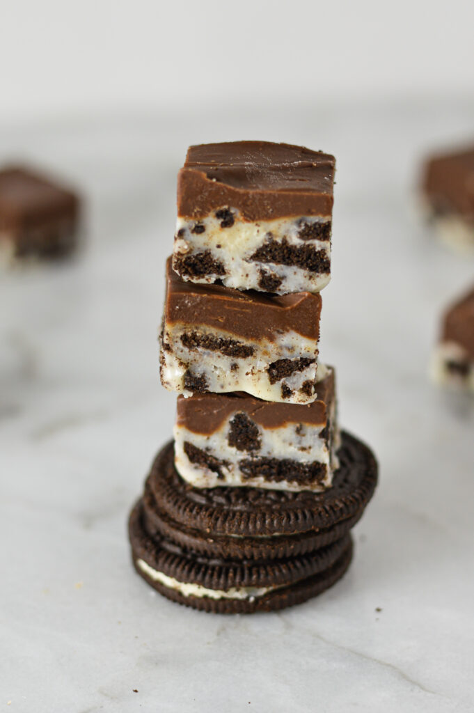 Double Decker Oreo Fudge