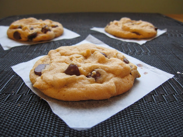 Easy soft and chewy Chocolate Chip Peanut Butter Cookies. One of my favourite cookie recipes to make as a dessert or a grab and go snack.