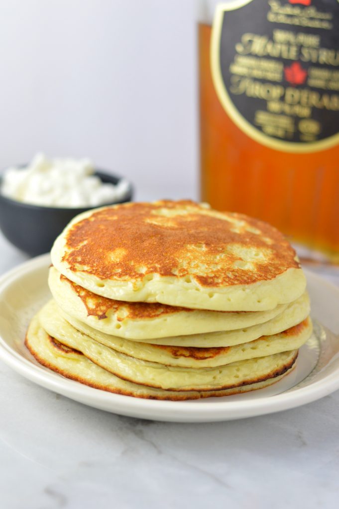 These fluffy 4 ingredient Cottage Cheese Pancakes is one of my favourite breakfast recipes. They are surprisingly healthy and really pack in the protein.