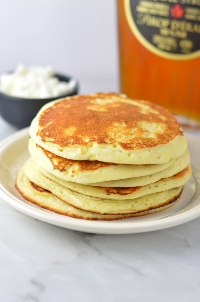 These fluffy 4 ingredient Cottage Cheese Pancakes is one of my favourite breakfast recipes. They are surprisingly healthy and really pack in the protein.