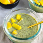 Matcha and Vanilla Chia Seed Pudding