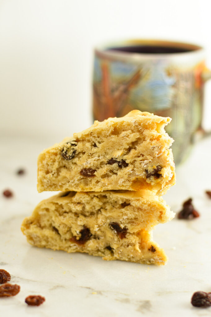 Raisin and Oat Scones