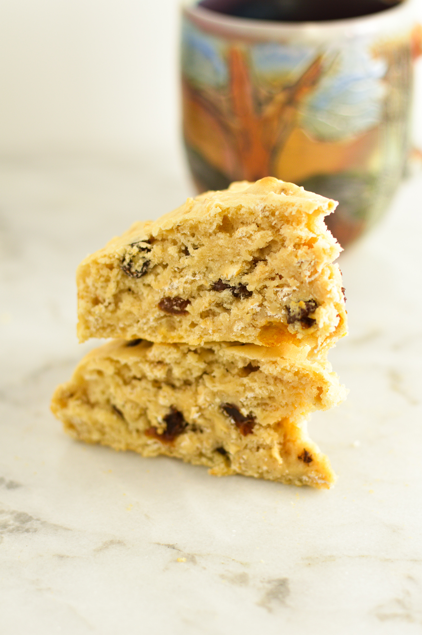 Raisin and Oat Scones