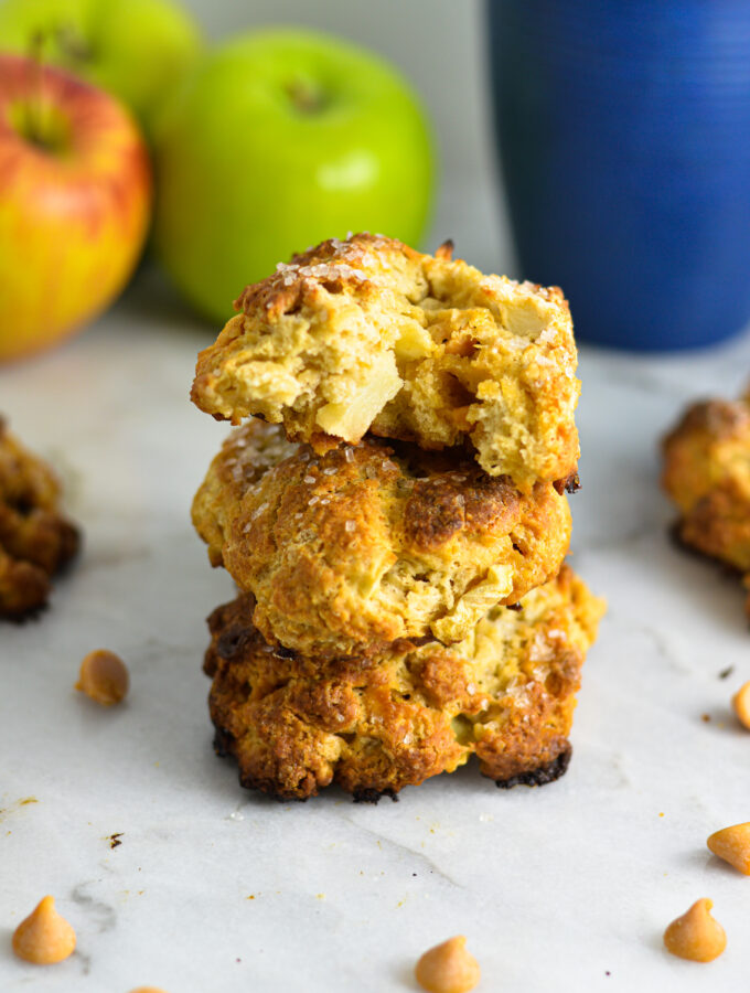 Apple and Butterscotch Scones