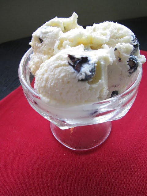 Blueberry Pudding Ice Cream