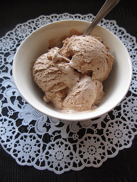 Peanut Butter and Nutella Ice Cream (No Ice Cream Maker Required)