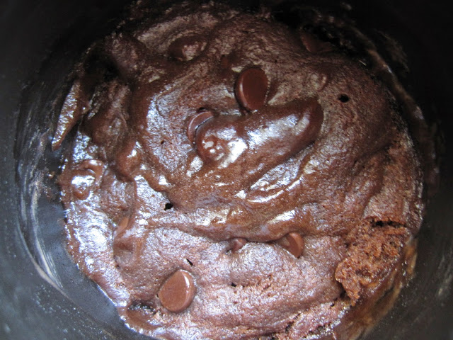  Fudgy and gooey Microwave Brownie in a Cup made with one egg yolk and chocolate chips, this makes the perfect single serving dessert recipe.