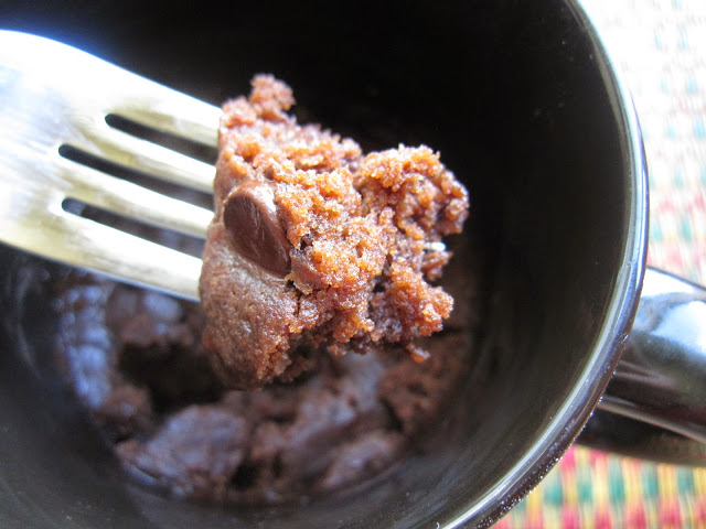  Fudgy and gooey Microwave Brownie in a Cup made with one egg yolk and chocolate chips, this makes the perfect single serving dessert recipe.