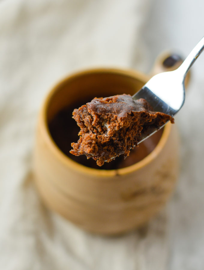 Eggless Chocolate Mug Cake