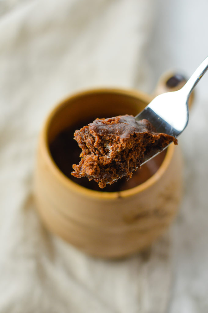 Eggless Chocolate Mug Cake