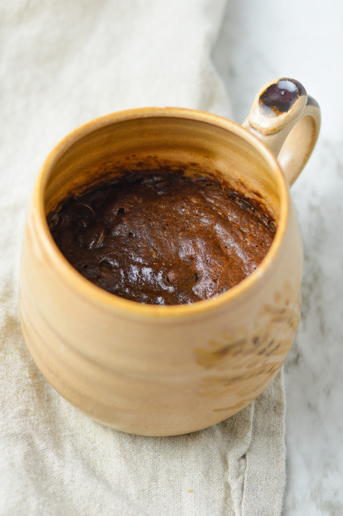 Eggless Chocolate Mug Cake