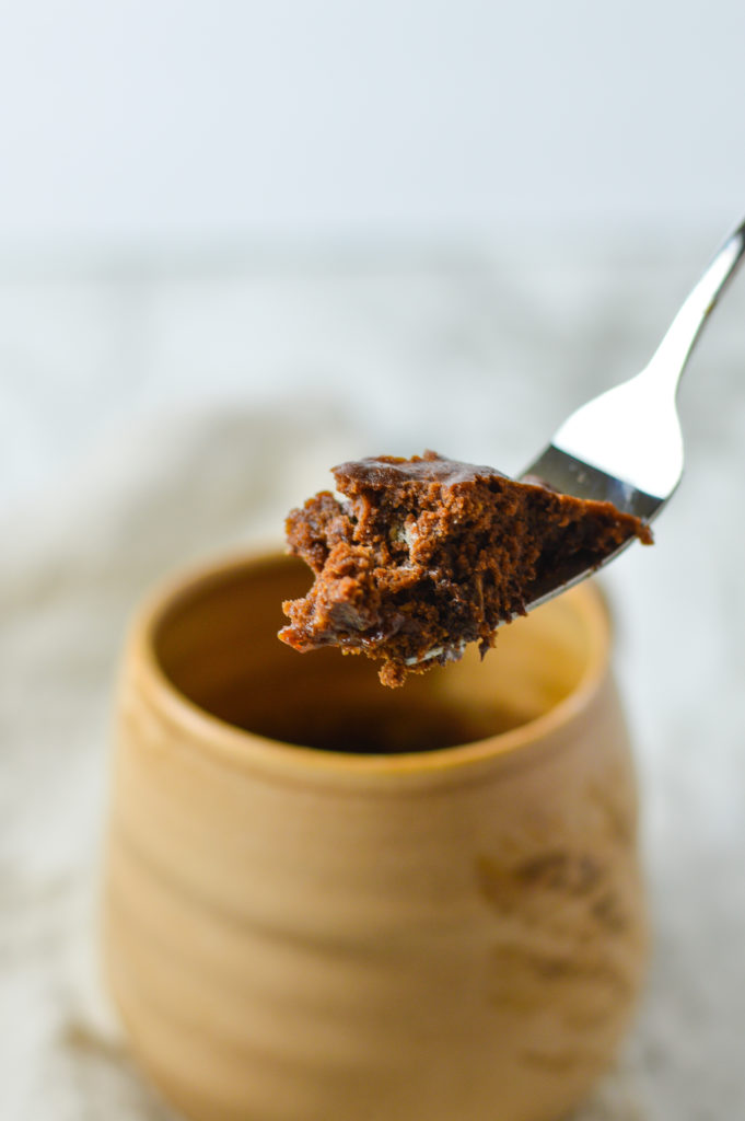 Eggless Chocolate Mug Cake