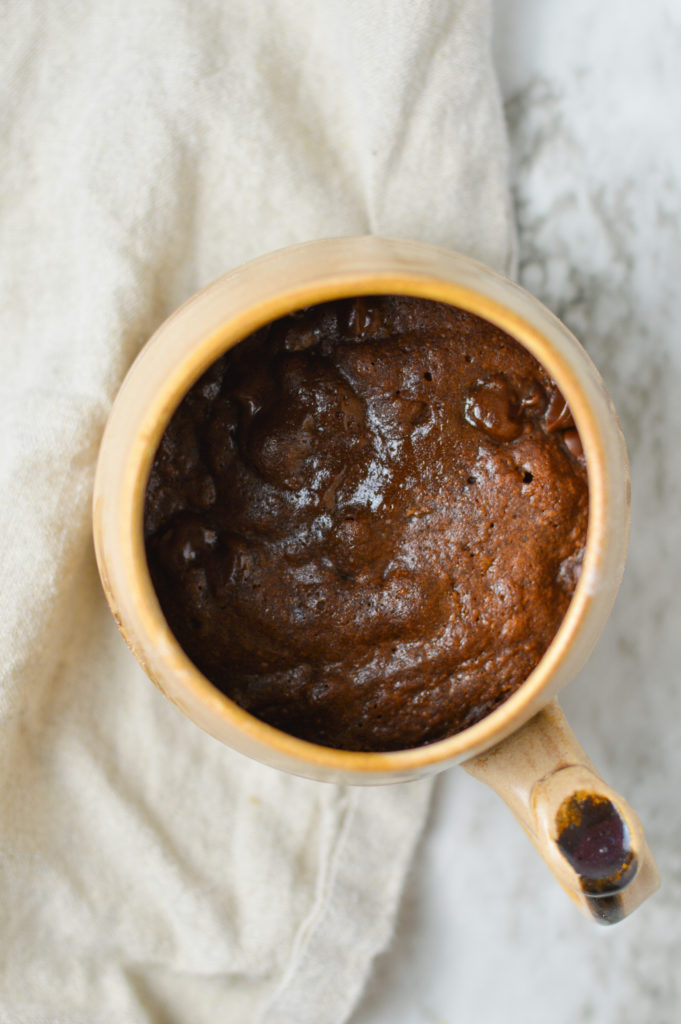 Eggless Chocolate Mug Cake