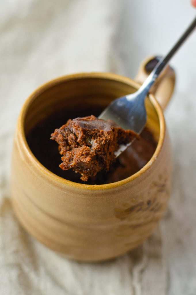 Eggless Chocolate Mug Cake