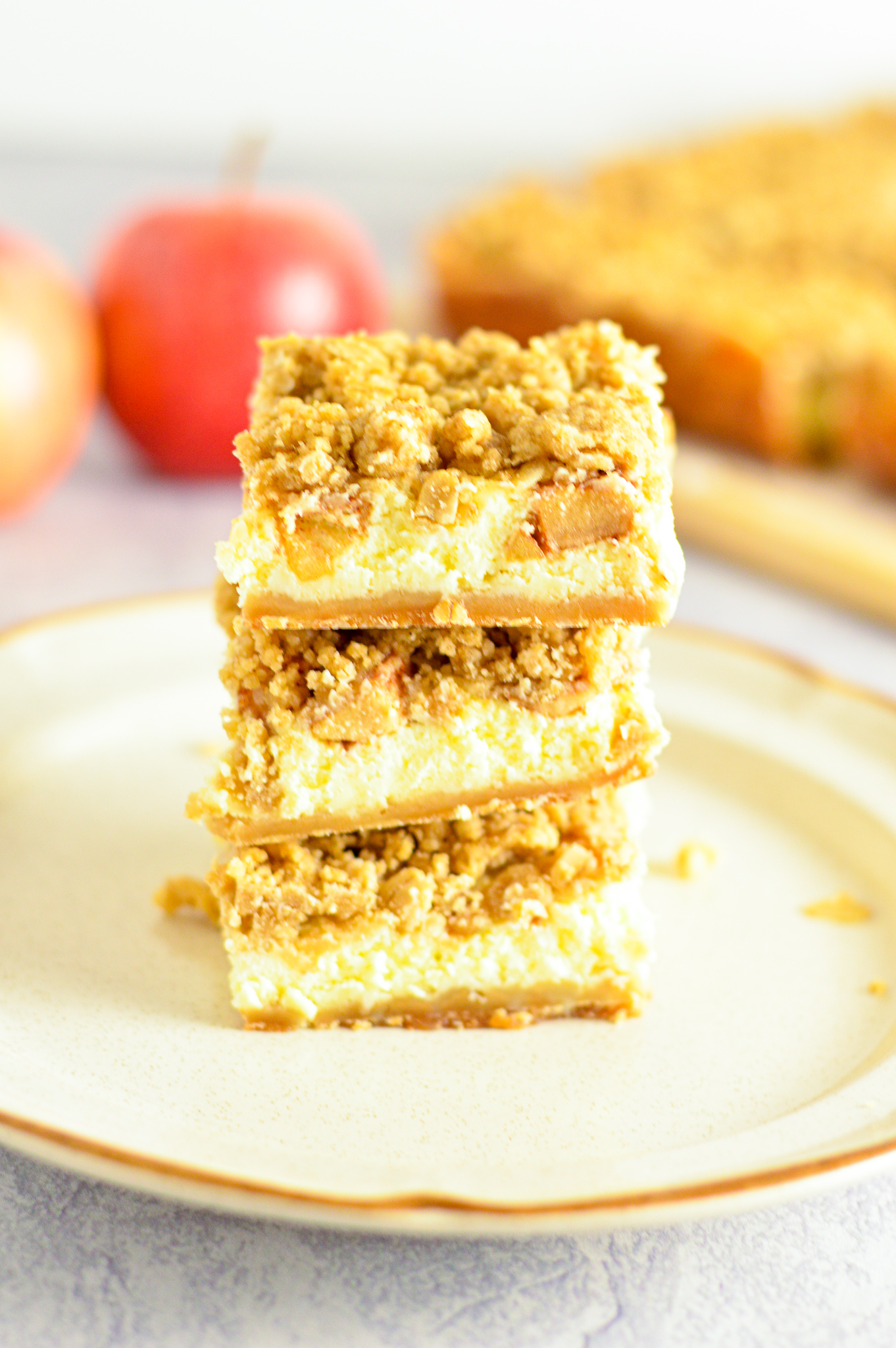 Apple Cheesecake Cookie Bars