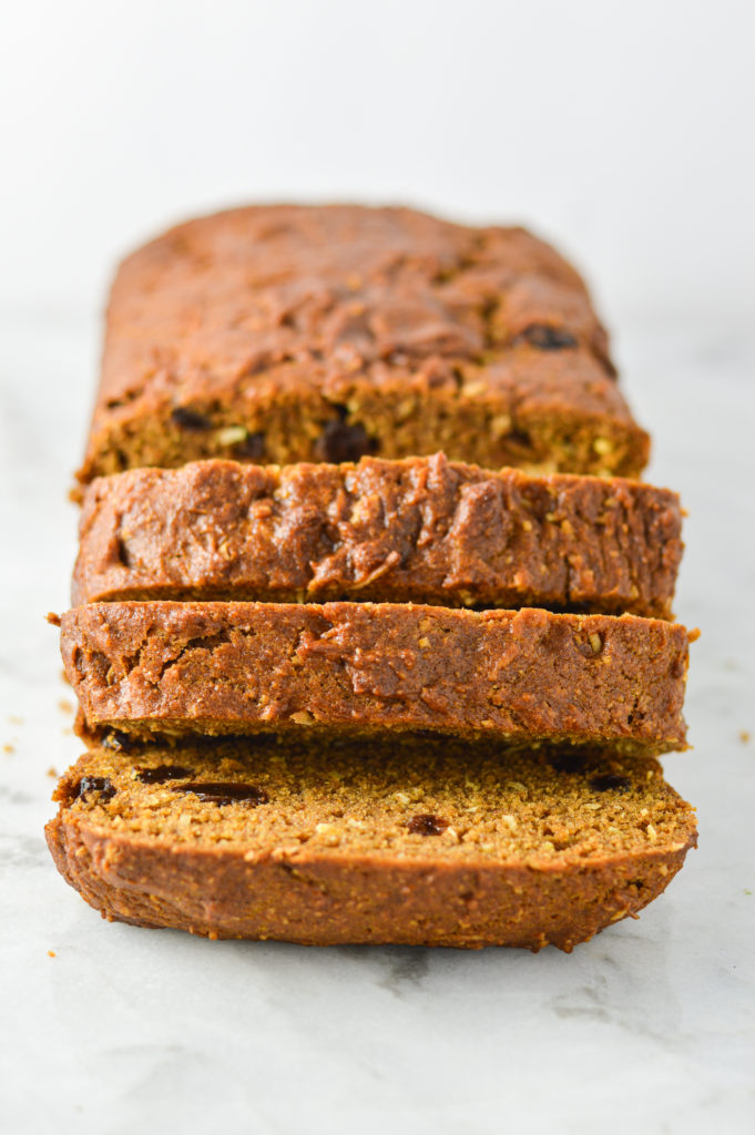 Raisin and Coconut Pumpkin Bread