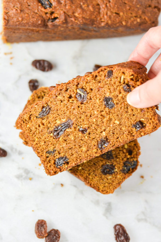 Raisin and Coconut Pumpkin Bread