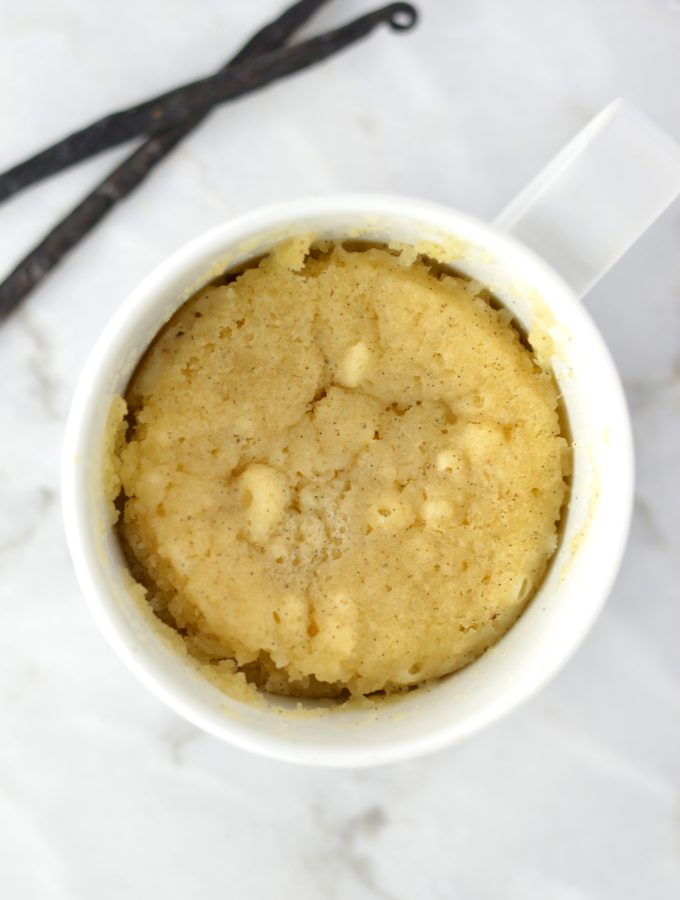 Vanilla Bean Mug Cake