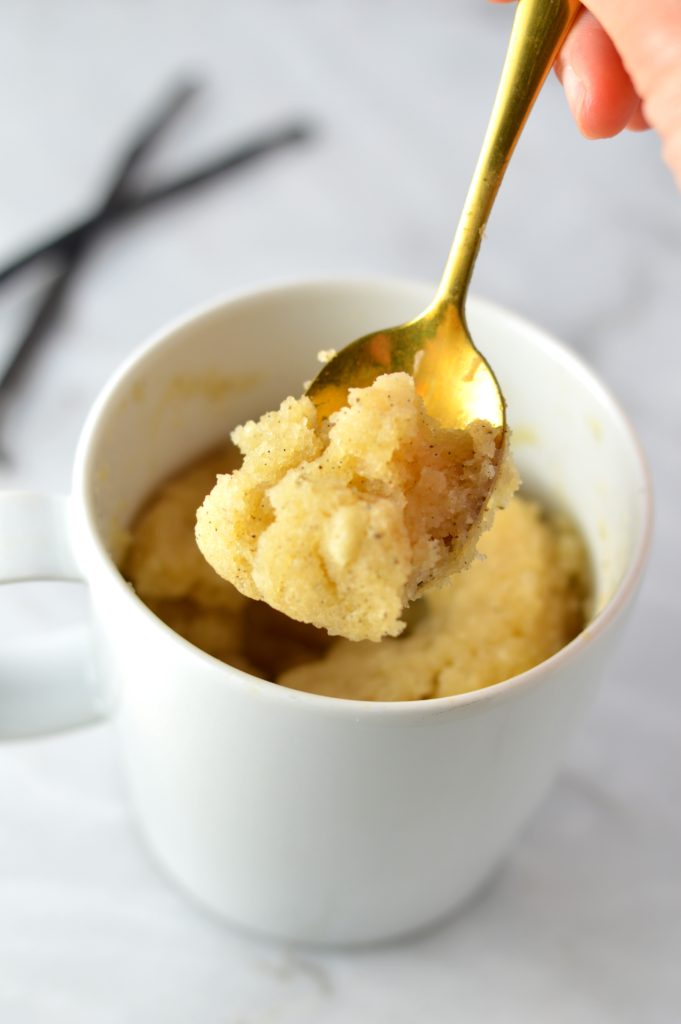 Vanilla Bean Mug Cake