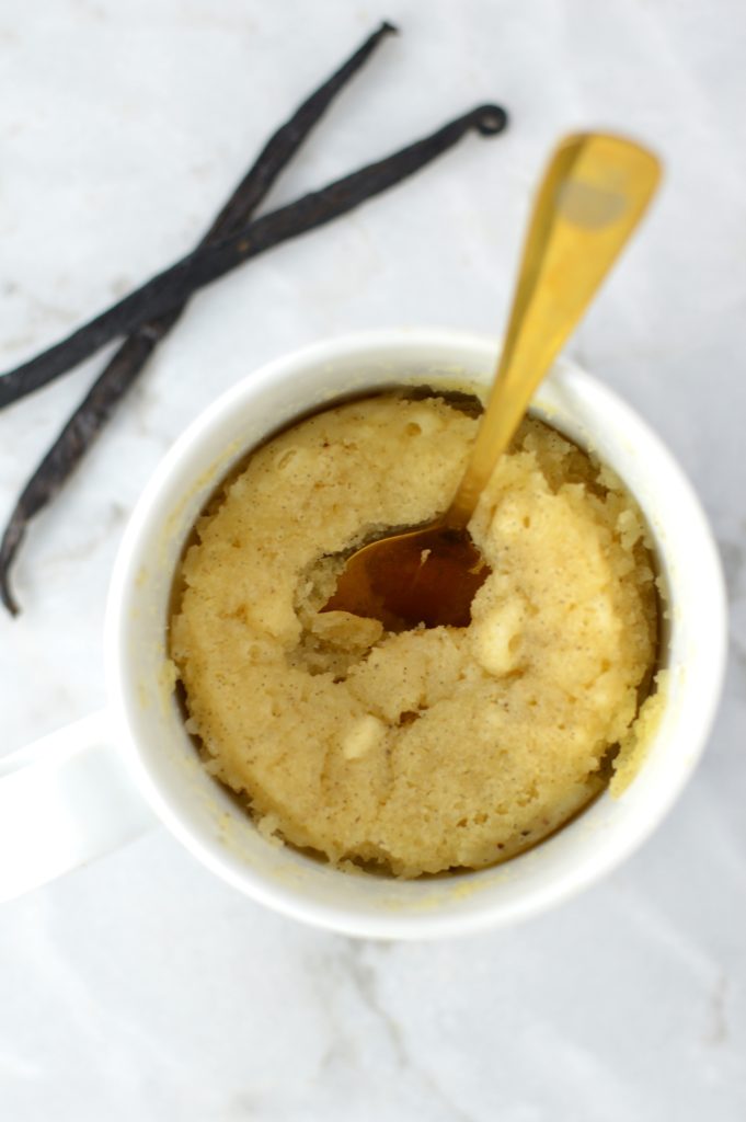 Vanilla Bean Mug Cake