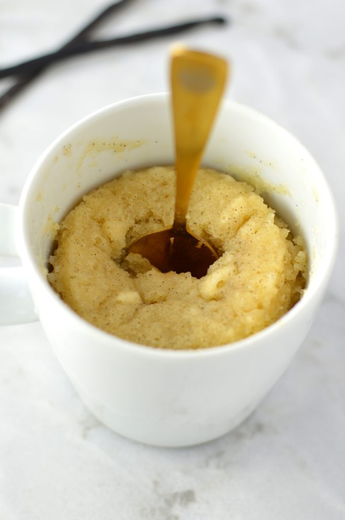 Vanilla Bean Mug Cake