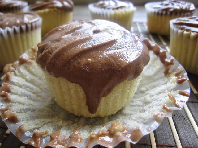 These Vanilla Bean Cupcakes with Nutella Frosting are one of my favourite dessert recipes. Made with vanilla bean paste and topped with rich nutella.